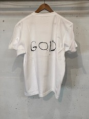 GODSIZE 2023 Made from Music CROSS TEE [WHITE]