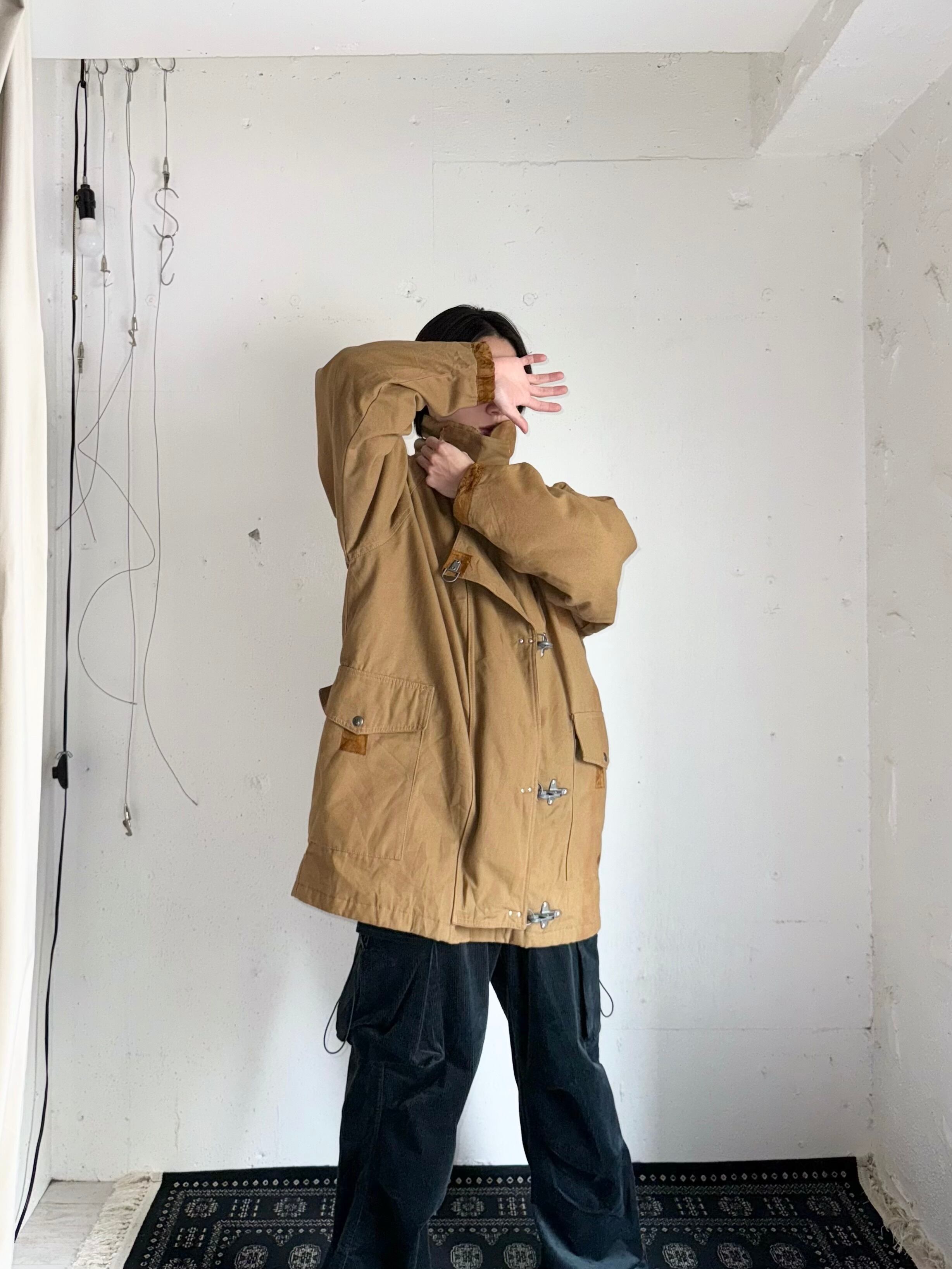 80s vintage ZIP Italian Work FireMan Coat | mesen