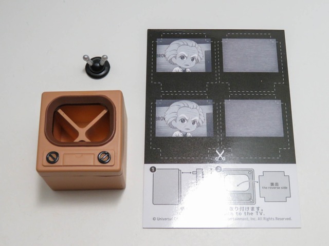 【2363】ドク（エメット・ブラウン） 小物パーツ テレビ　ねんどろいど