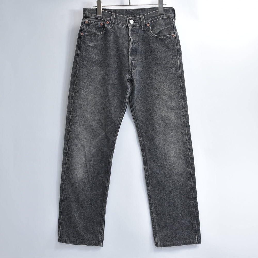 リーバイス　90s　Levi's 501 USA製 0660 後染め W31 90s USA製 Levi's リーバイス 501-0660 後染め ブラックデニムパンツ