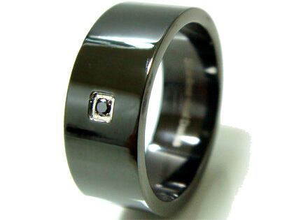 【年始セール】天然ブラックダイヤモンドリング/bdrssspb