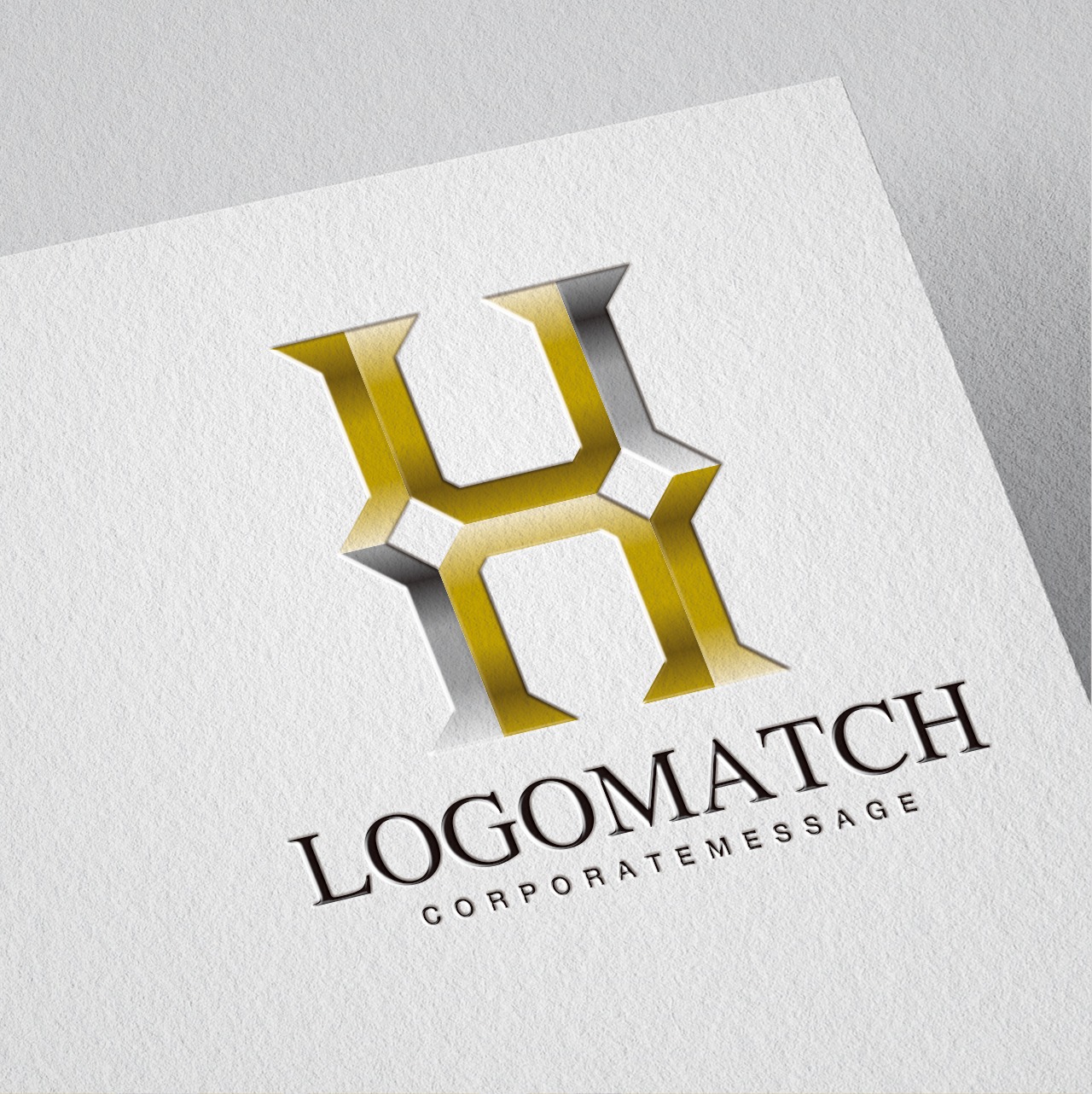 堅牢なラグジュアリーHのロゴ