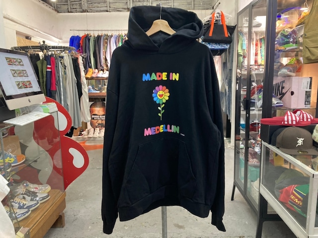 J.BALVIN × TAKASHI MURAKAMI MADE IN HOODIE BLACK XL 80KE5847