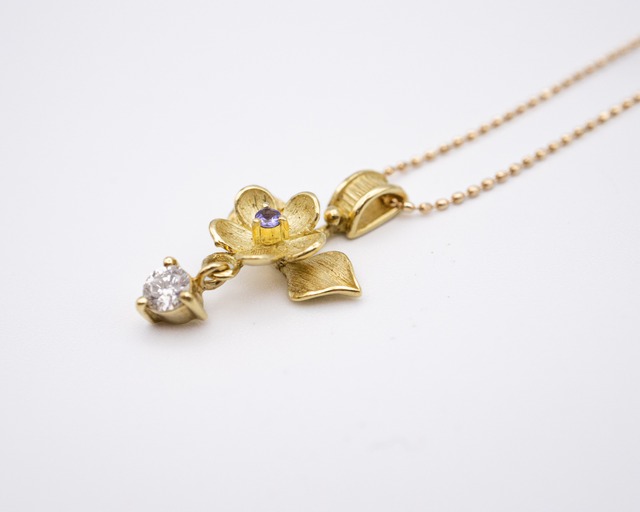 《K18》Petit Fleur_ダイヤモンド0.13ct_1745