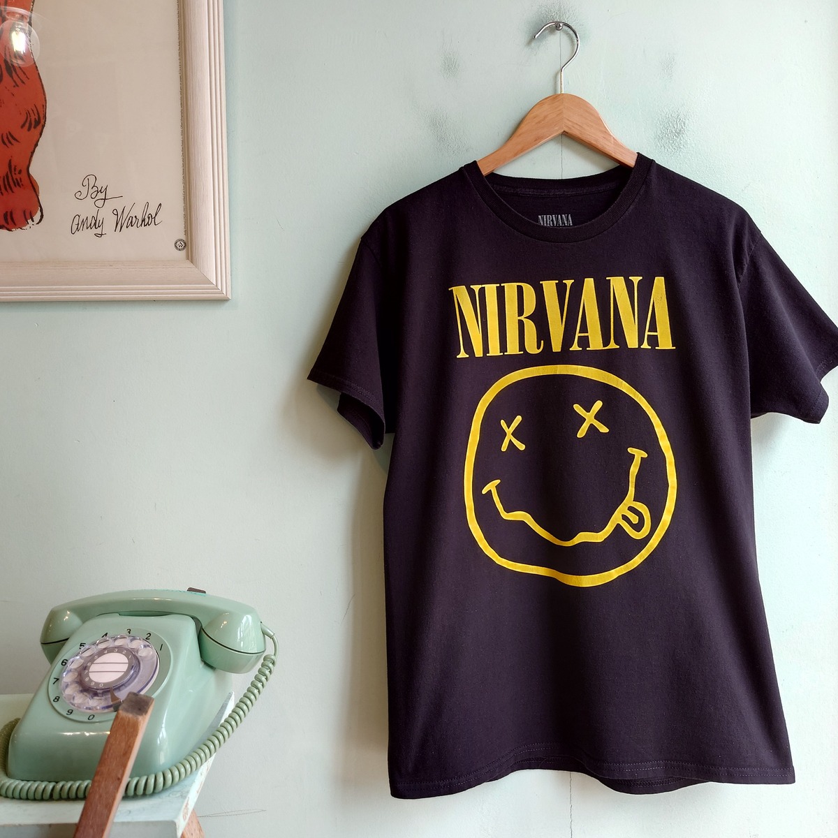 Nirvana smileyface スマイリーフェイス バンドTシャツ グラフィックT 