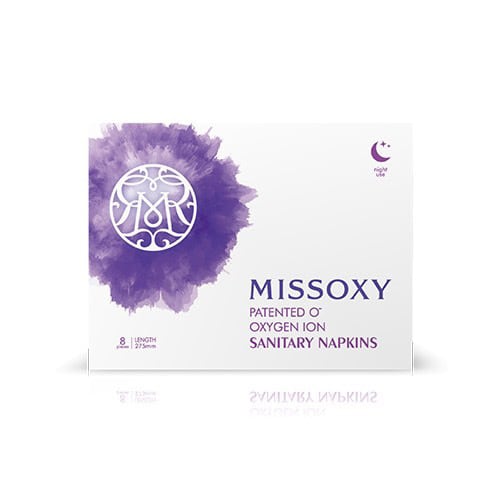 「交換不要!」MISSOXY 夜用ナプキン 個包装 8枚入り