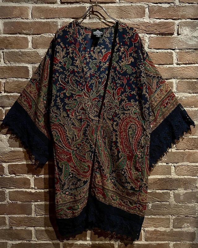 【Caka act3】Lace Switch Design Vintage Paisley Pattern Gown