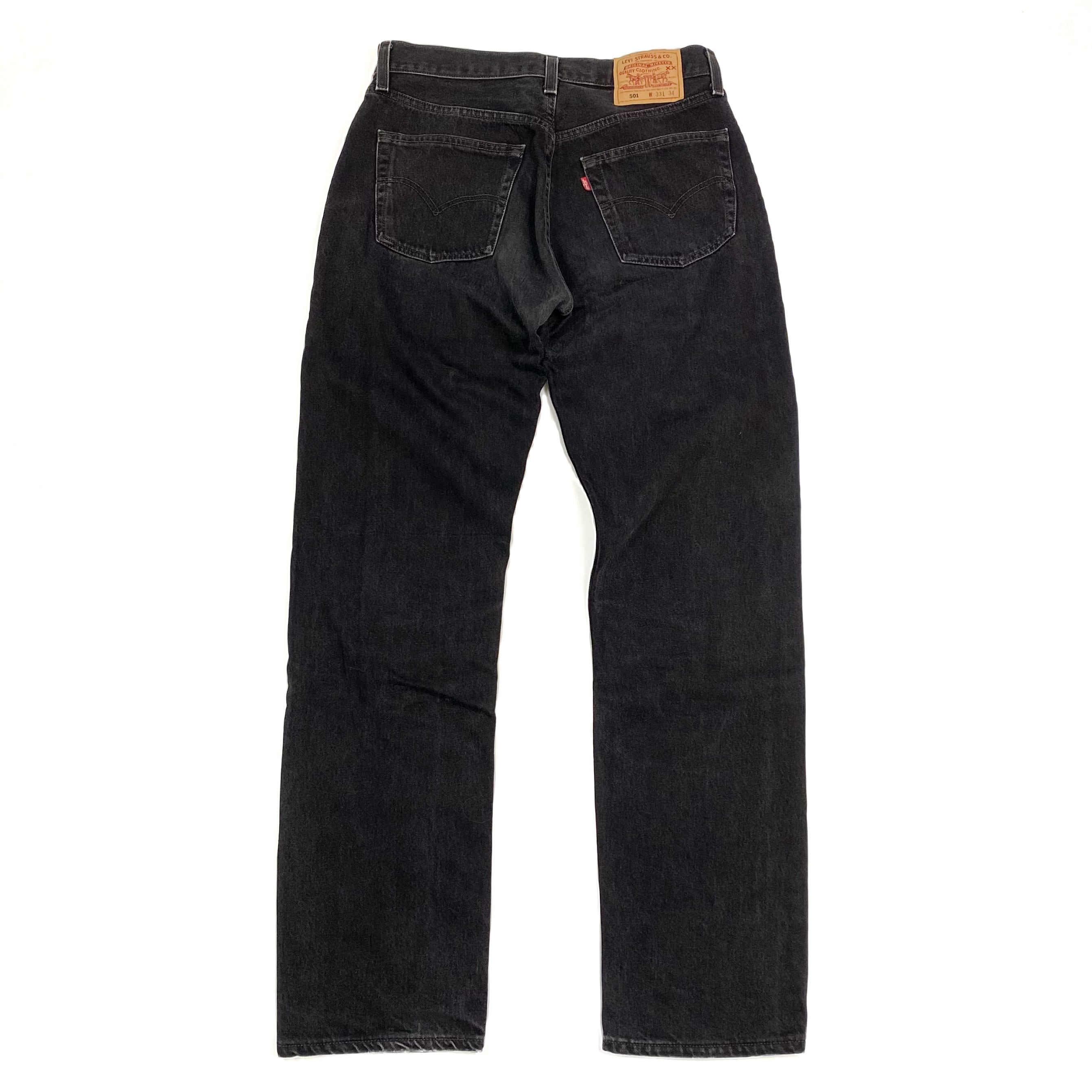 90's Levi's 501 Black Denim Pants ''Made in USA