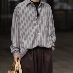 ストライプルーズシャツ　973