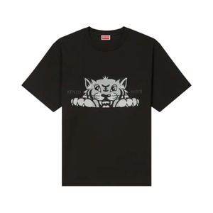 【KENZO】GOTS KENZO HAPPY TIGER EMBROIDERED OVERSIZE TSHIRT