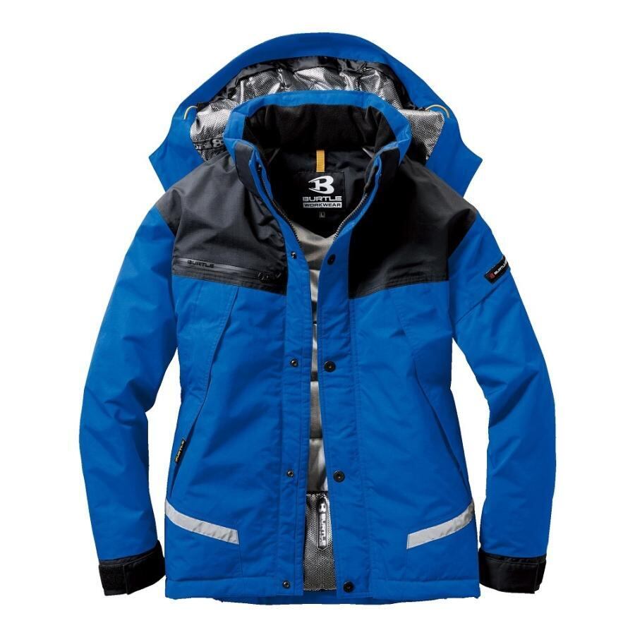 3L 7610 防水防寒 ジャケット 大型フード付 BURTLE 防寒着 作業