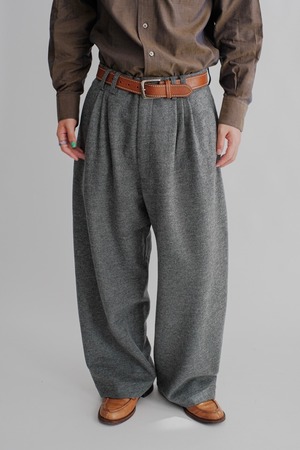 【ABELIA EDWARD GOUCHA】MENS SLACKS WOOL
