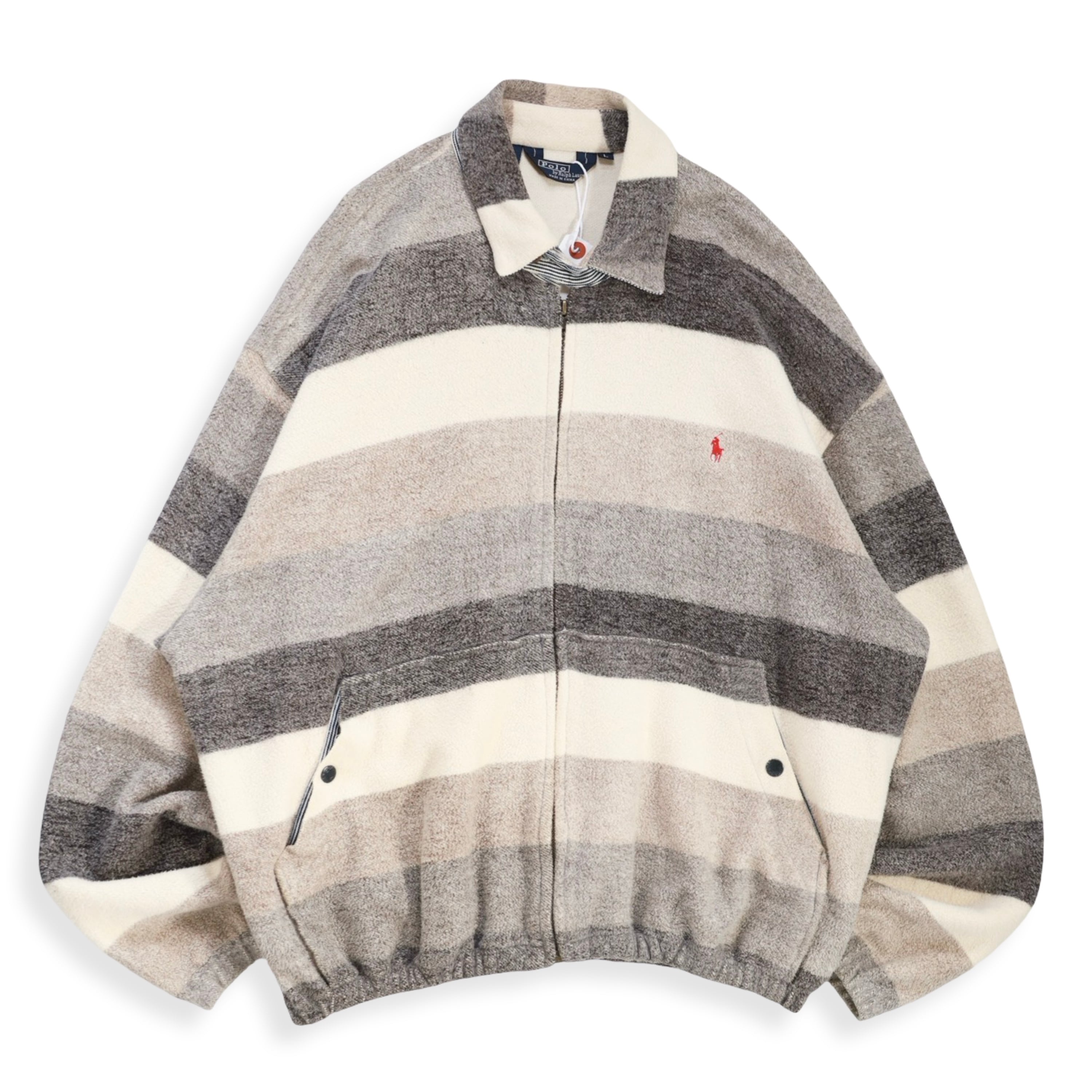 Polo by Ralph Lauren Cotton Fleece Border Swingtop