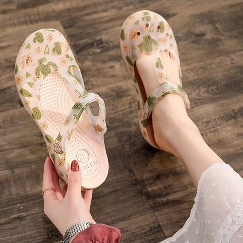 サンダル レディース つっかけ ストラップサンダル サボサンダル ぺたんこ 柔らかい 花柄 大人可愛い カジュアル シンプル フラットサンダル スポーツ ビーチ リゾート