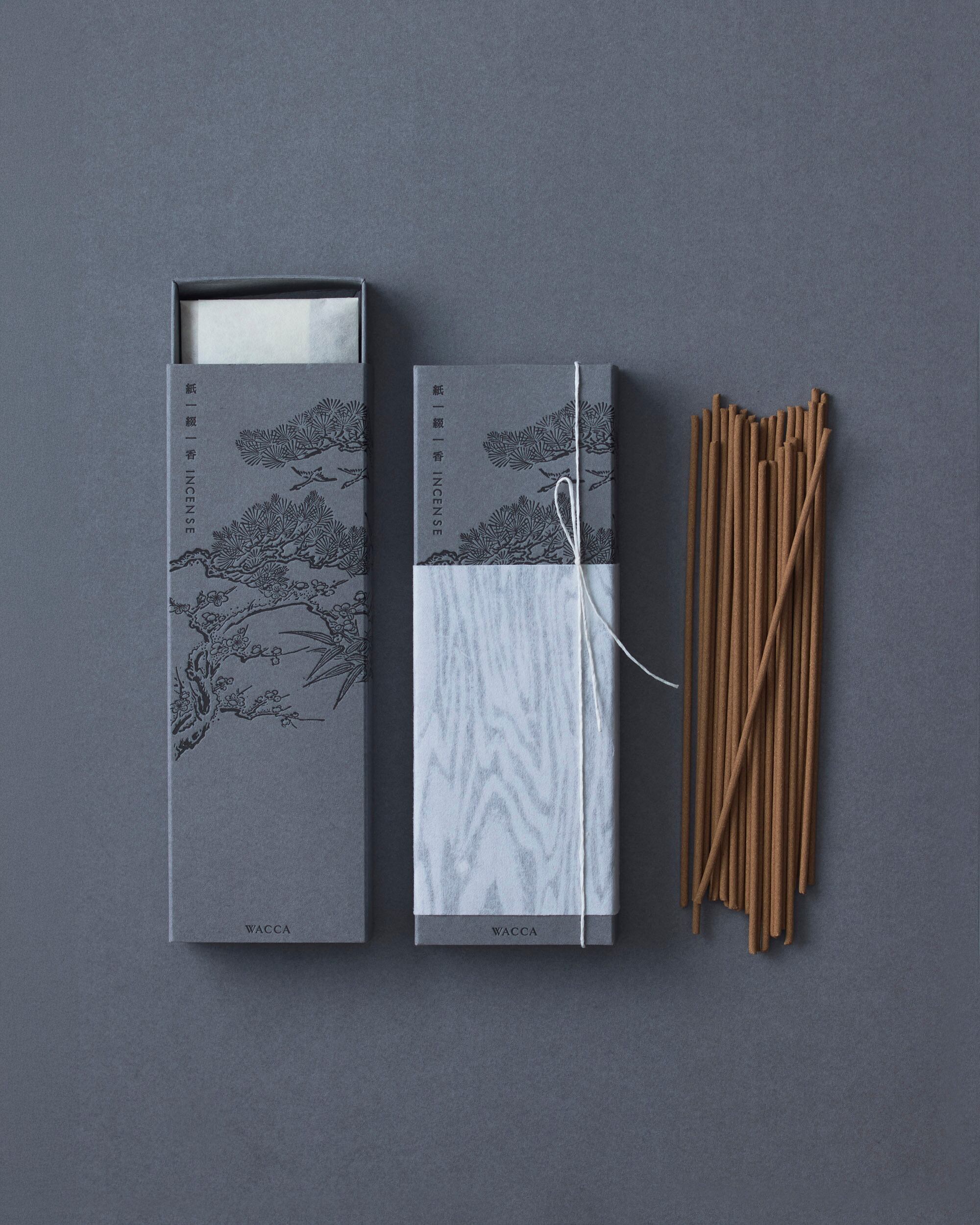 INC001 紙綴香(かみつづるこう)INCENSE / WHITE