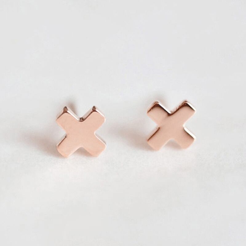 サージカルステンレス ピアス 金属アレルギー 十字架 クロス X サージカルステンレス ピアス 金属アレルギー 十字架 クロス X
