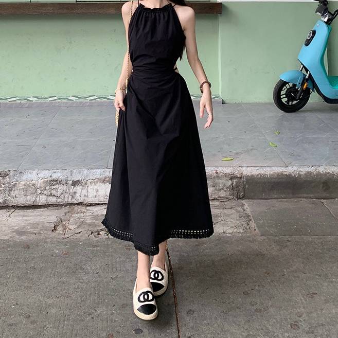 ノースリーブワンピース ロングワンピース Aラインワンピース