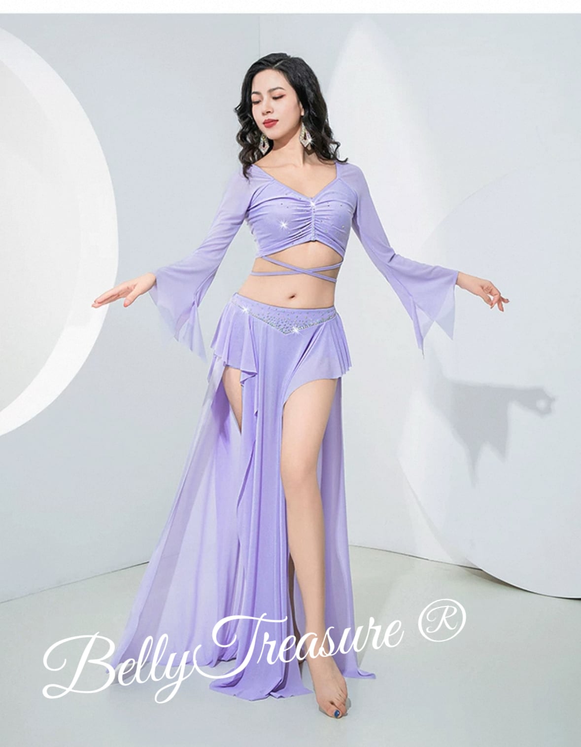 ベリーダンス レッスンウェア QCZW ZM509 202503