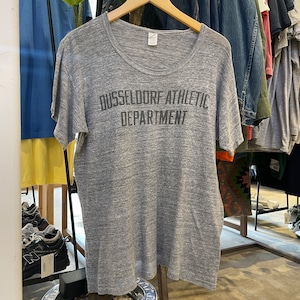 1970S S/S ATHLETIC TEE 黒染み込み