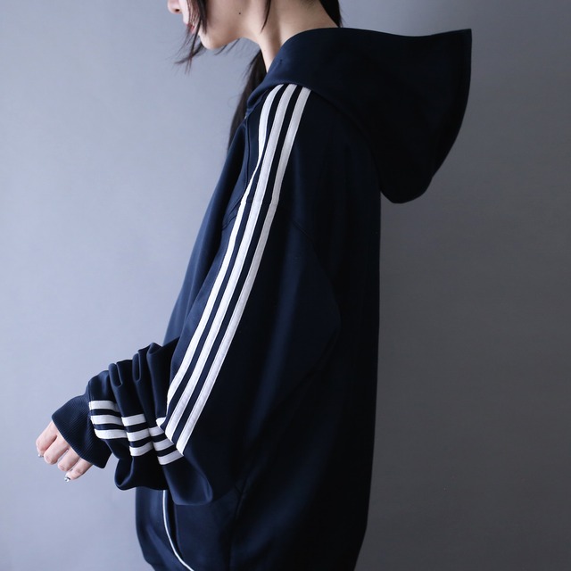 "adidas" super over silhouette hoodie track jacket