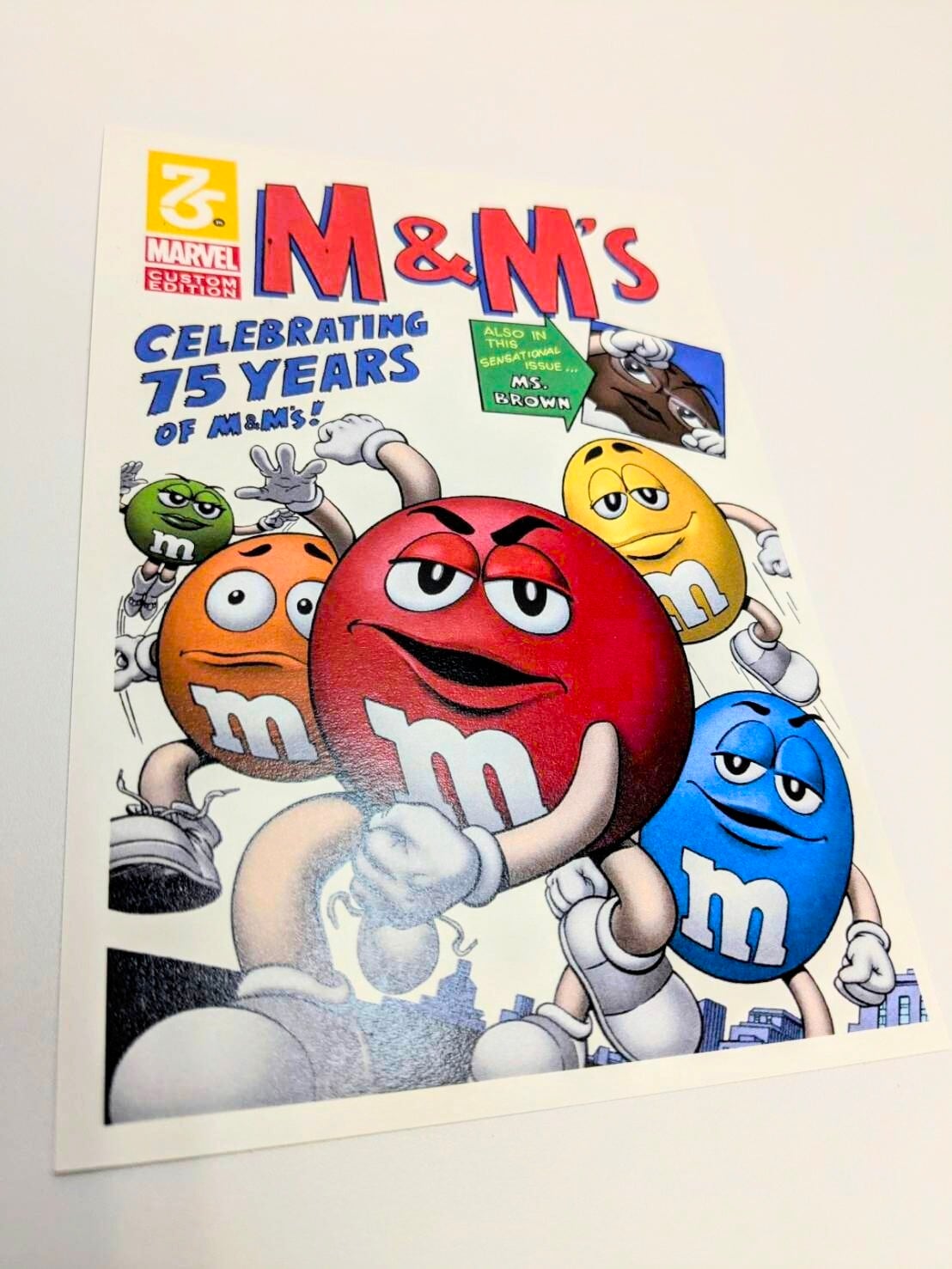 エムアンドエムズ（M&M'S）】 POST CARD ポストカード〚アメリカン雑貨