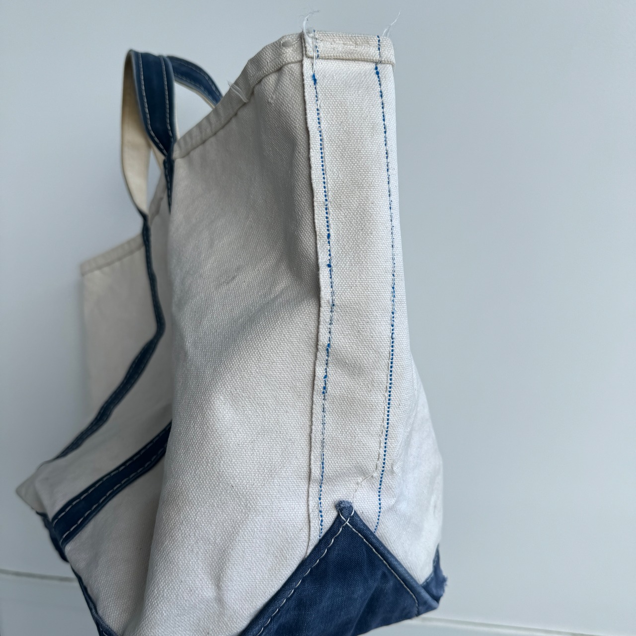 L.L.Bean ボートアンドトート ネイビー 2色タグ 80s 画像2