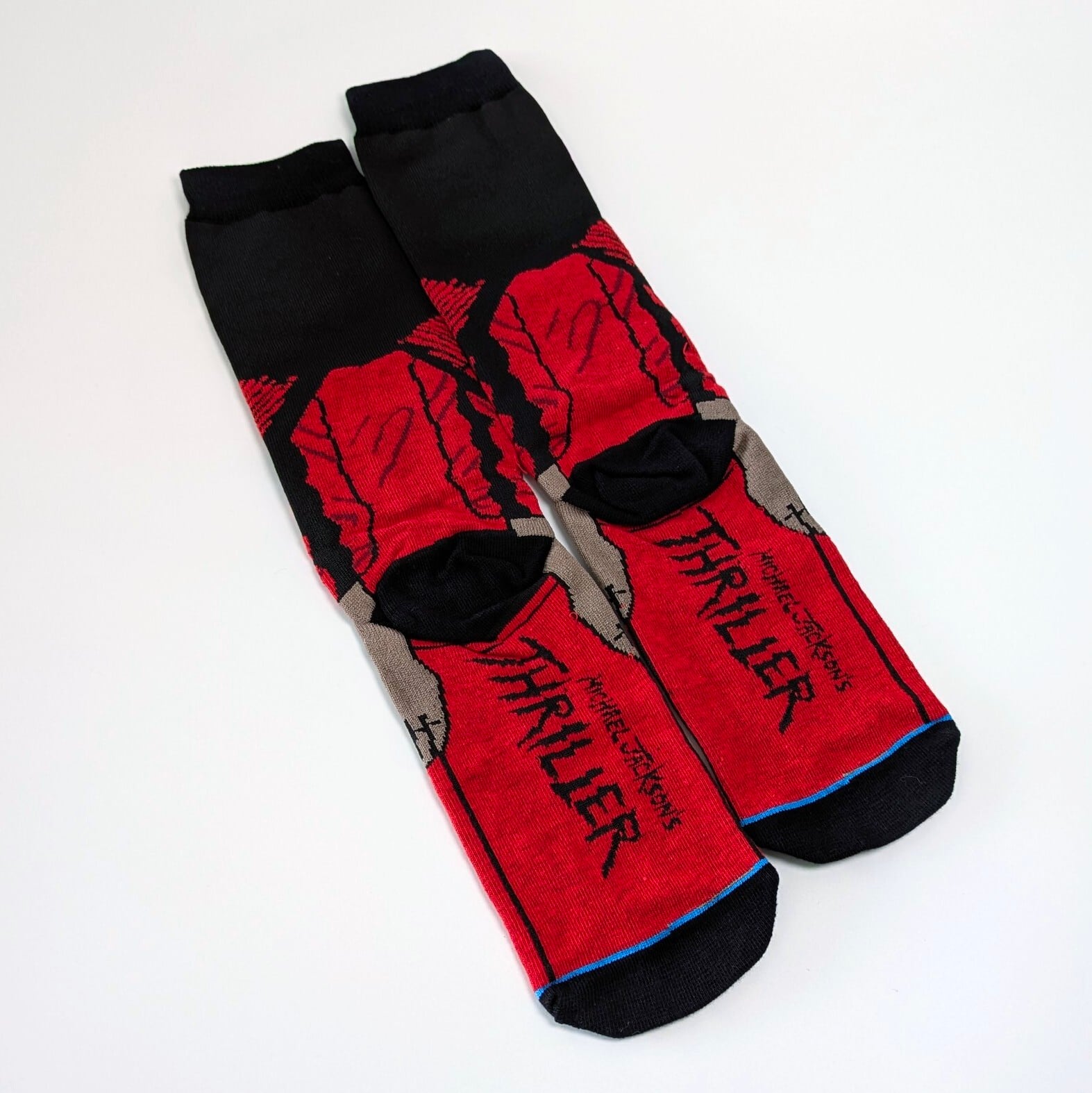 ♧【 crew socks / クルーソックス 】『 マイケル・ジャクソン / スリラー 』 靴下 / ソックス 〚アメリカン雑貨 アメトイ〛
