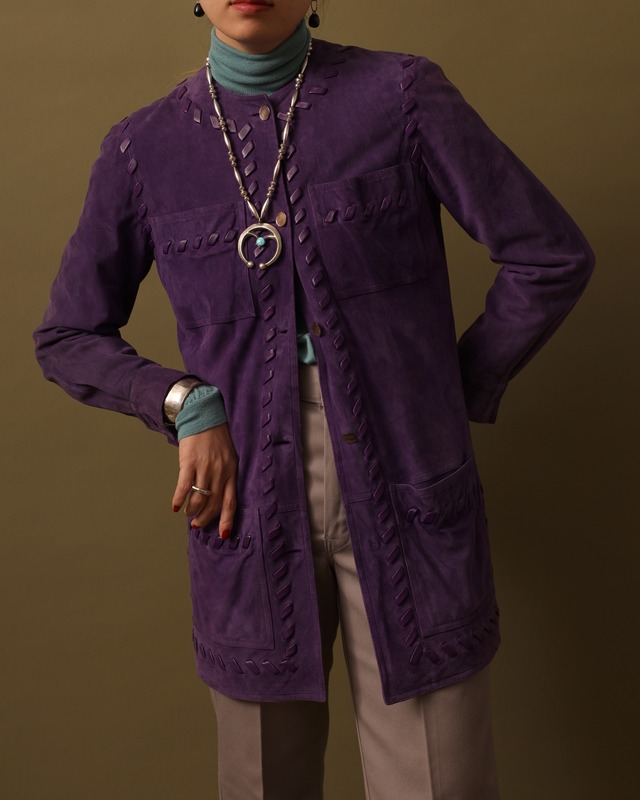 1980-90's Emanuel Ungaro -  Parallele / Leather Jacket