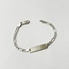 Old 925 Silver ID Link Bracelet Made In Italy (Small Size)