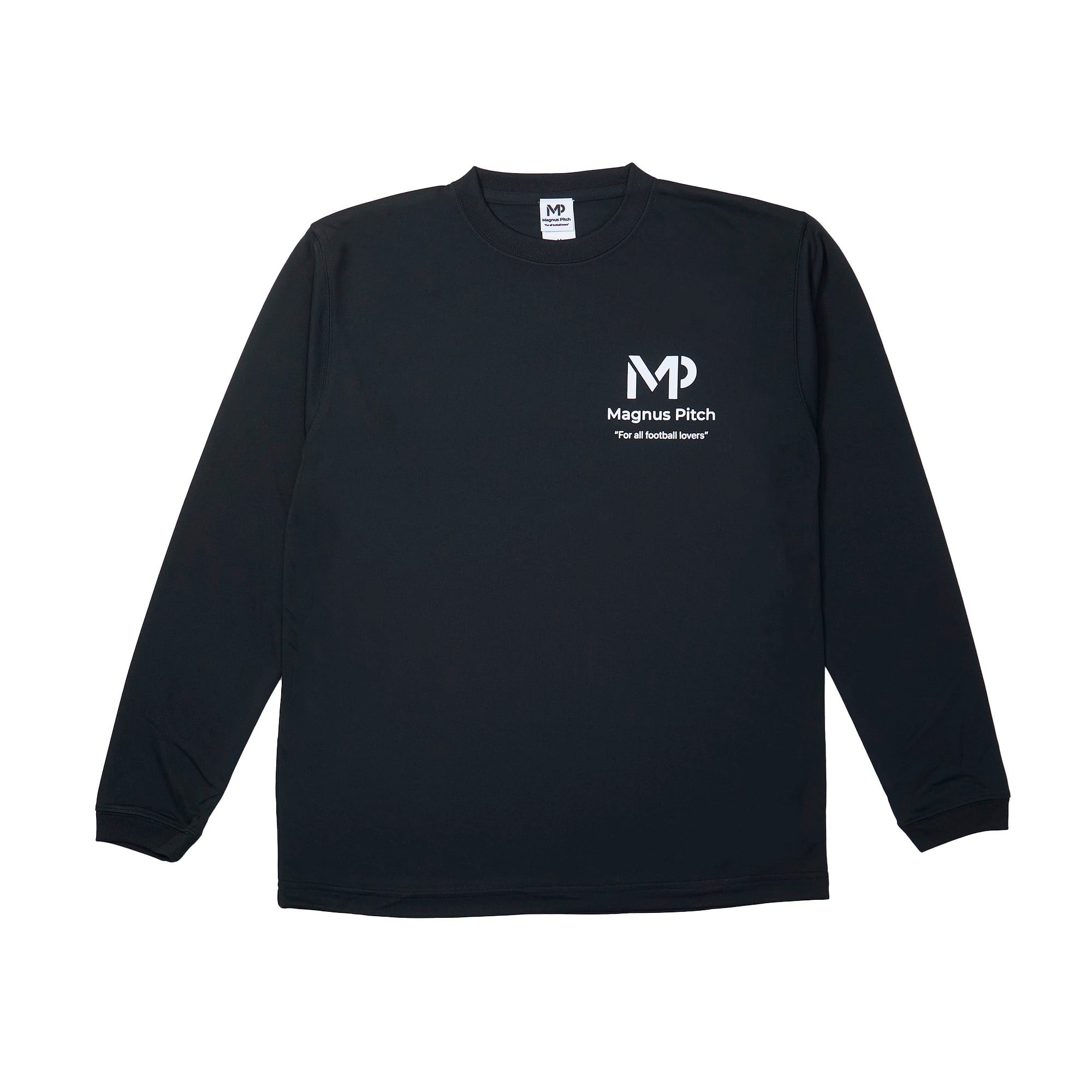 ドライシルキータッチロングスリーブTシャツ ブラック | PAY ID