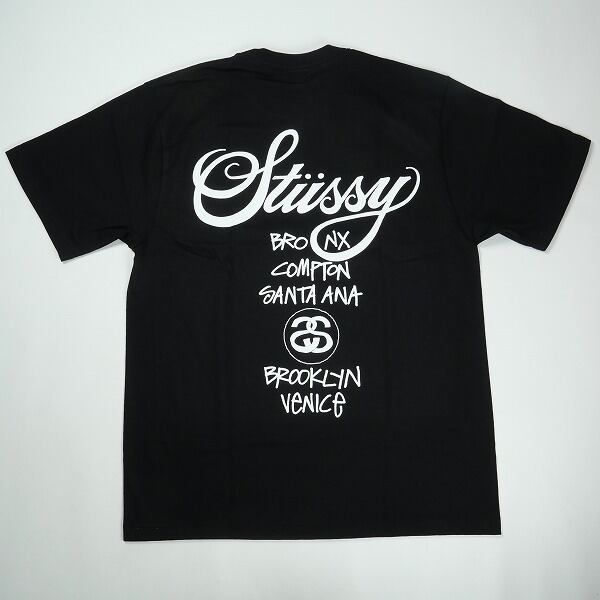 Size【L】 STUSSY ステューシー 26SS WORLD TOUR TEE BLACK Tシャツ 黒