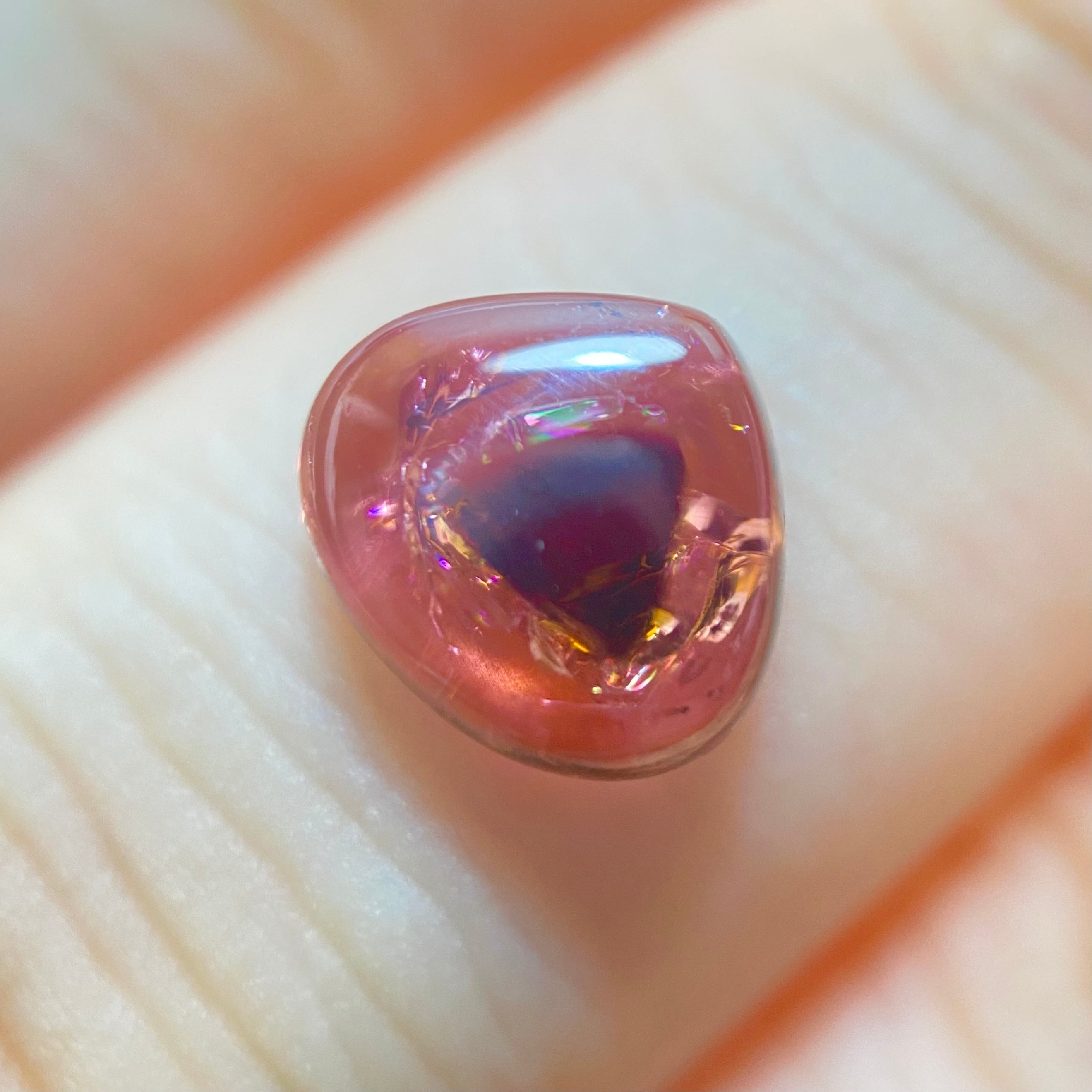 K様専用 結晶構造とイリデッセンスを楽しむおにぎりトルマリン