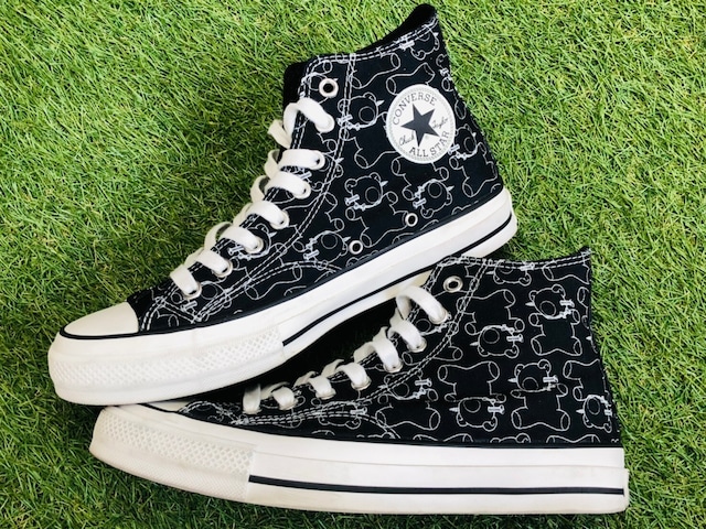 30％OFF UNDERCOVER × CONVERSE ADDICT CHUCK TAYLOR HI 1CL579 27.5㎝ BLACK BEAR 70JK0459