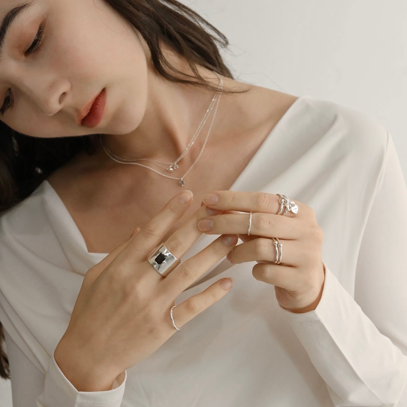 double 2RH ring | nanagu