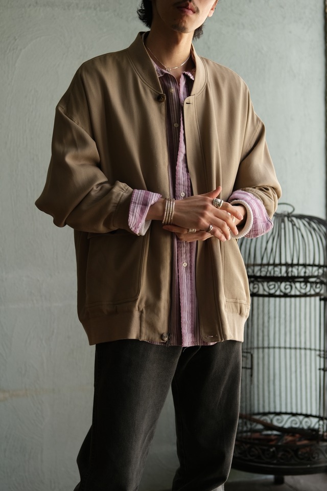 Utah／90's "PERRY ELLIS" silk blouson