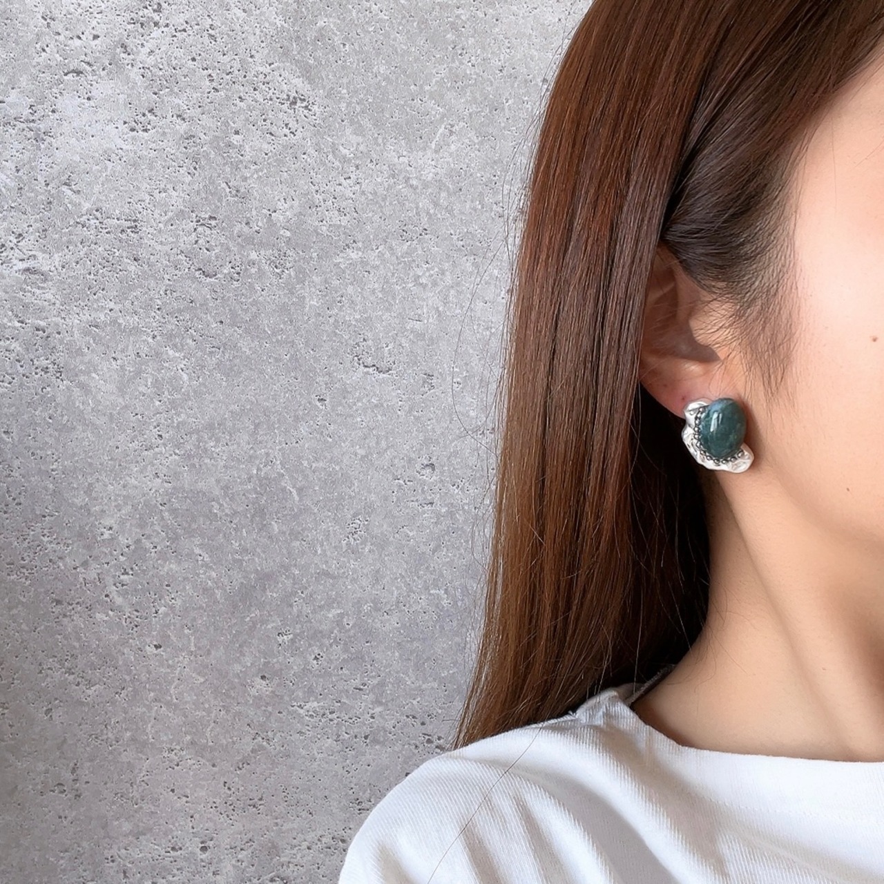 ［green］天然石　ニュアンスピアス