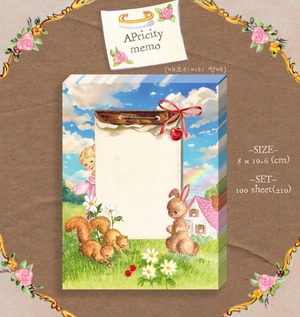 新作☆ME239 mebibebi【Apricity】メモ帳 (100枚)