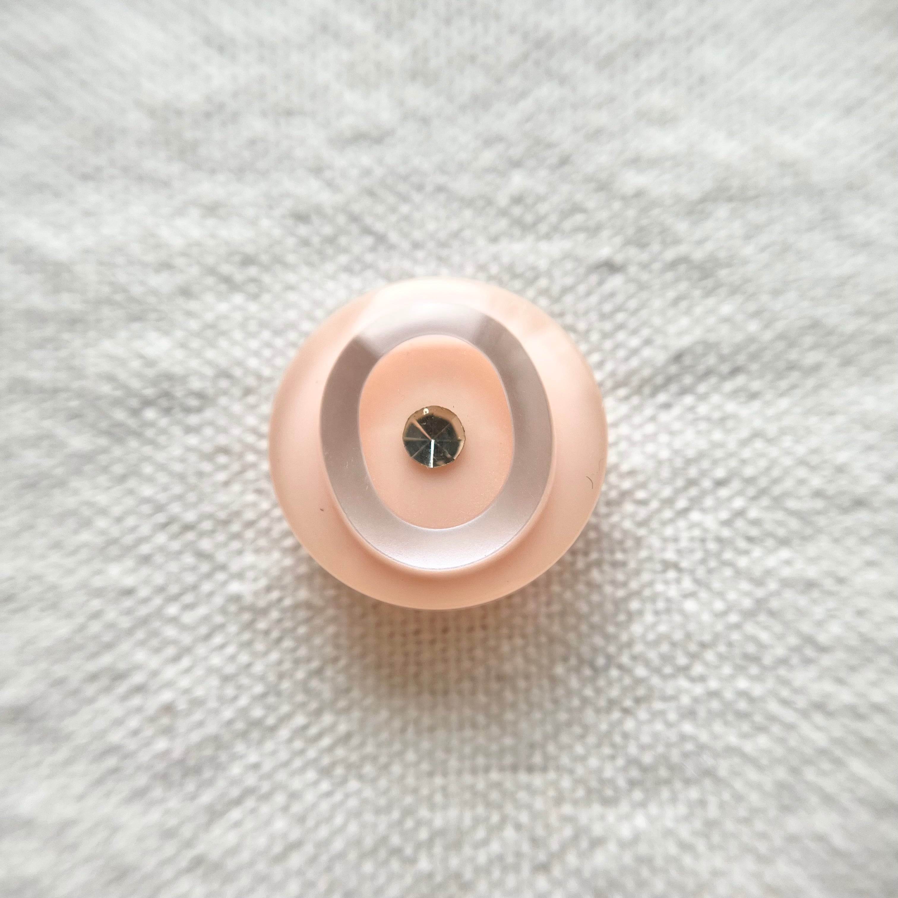 オーバルリング×パステルピンク 18㎜