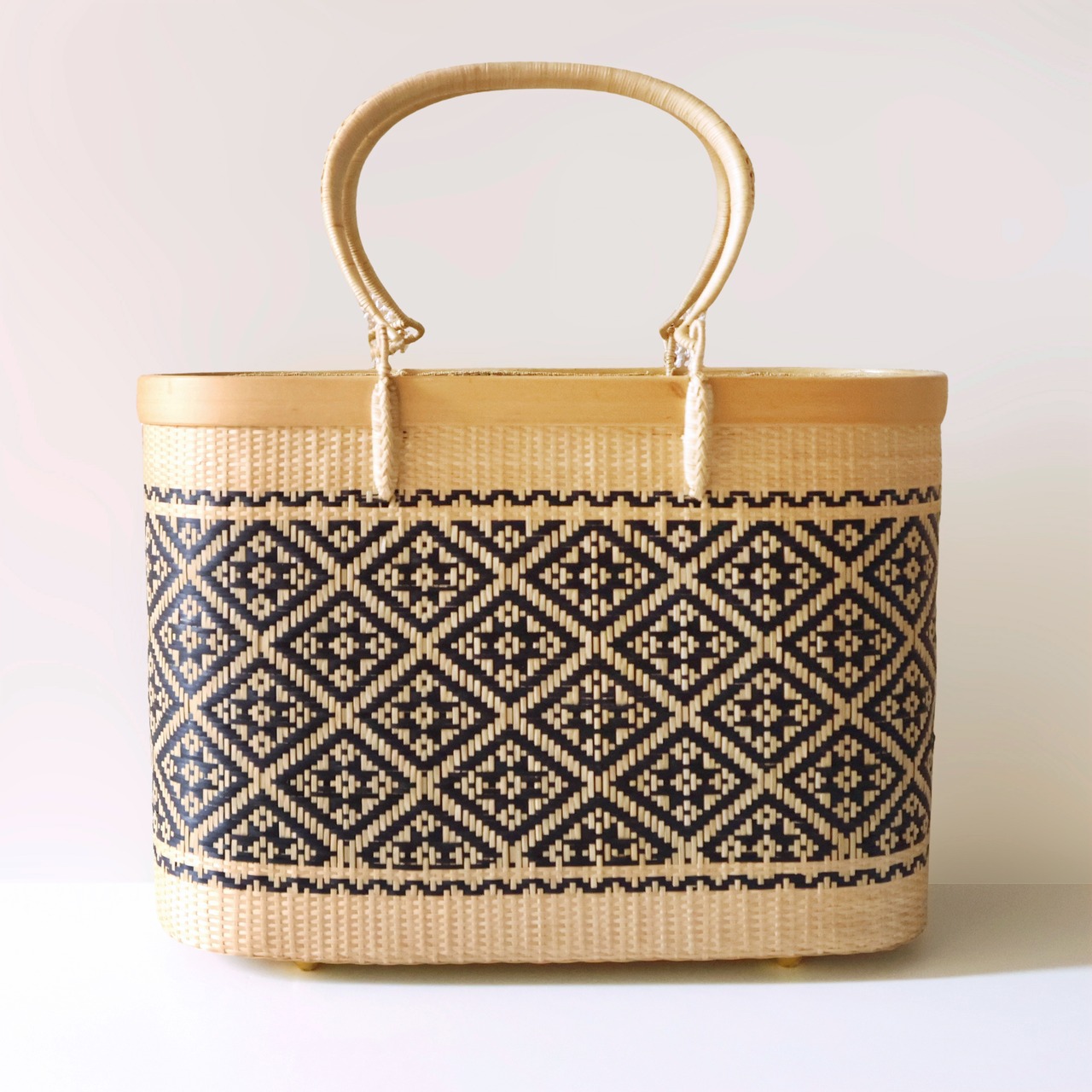 【TBHC】タイ伝統竹細工センター BAMBOOカゴバッグ