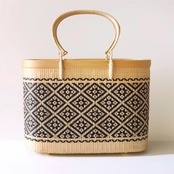 【TBHC】タイ伝統竹細工センター BAMBOOカゴバッグ