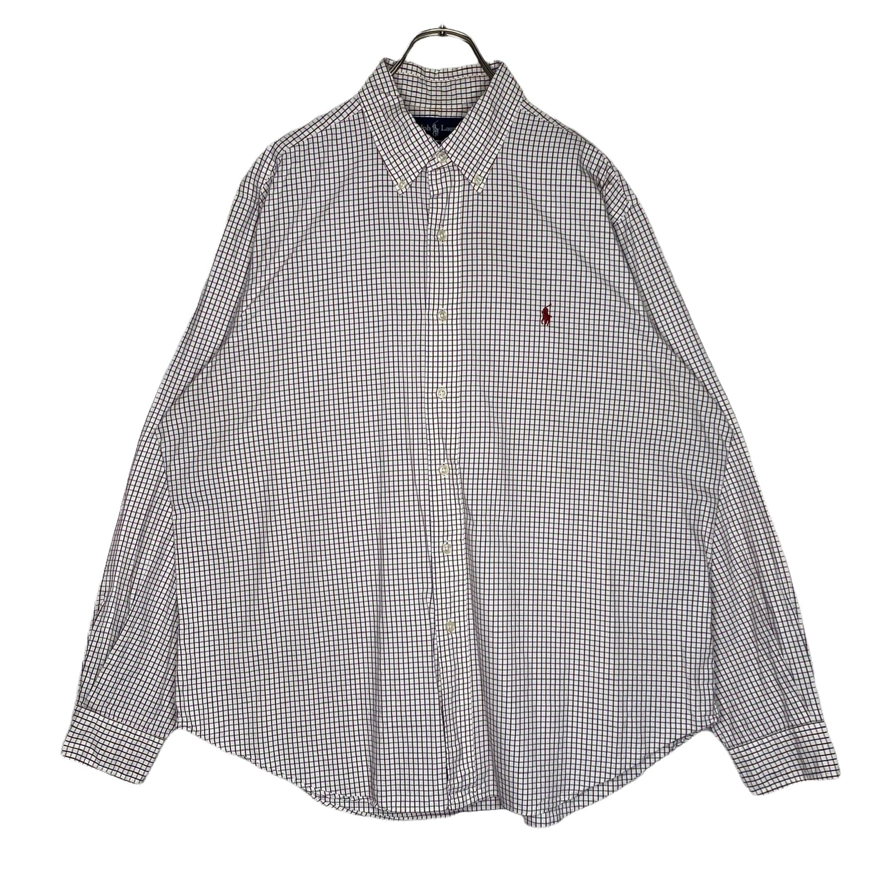 POLO RALPH LAUREN 長袖シャツ XL チェック柄 | 古着屋OLDGREEN