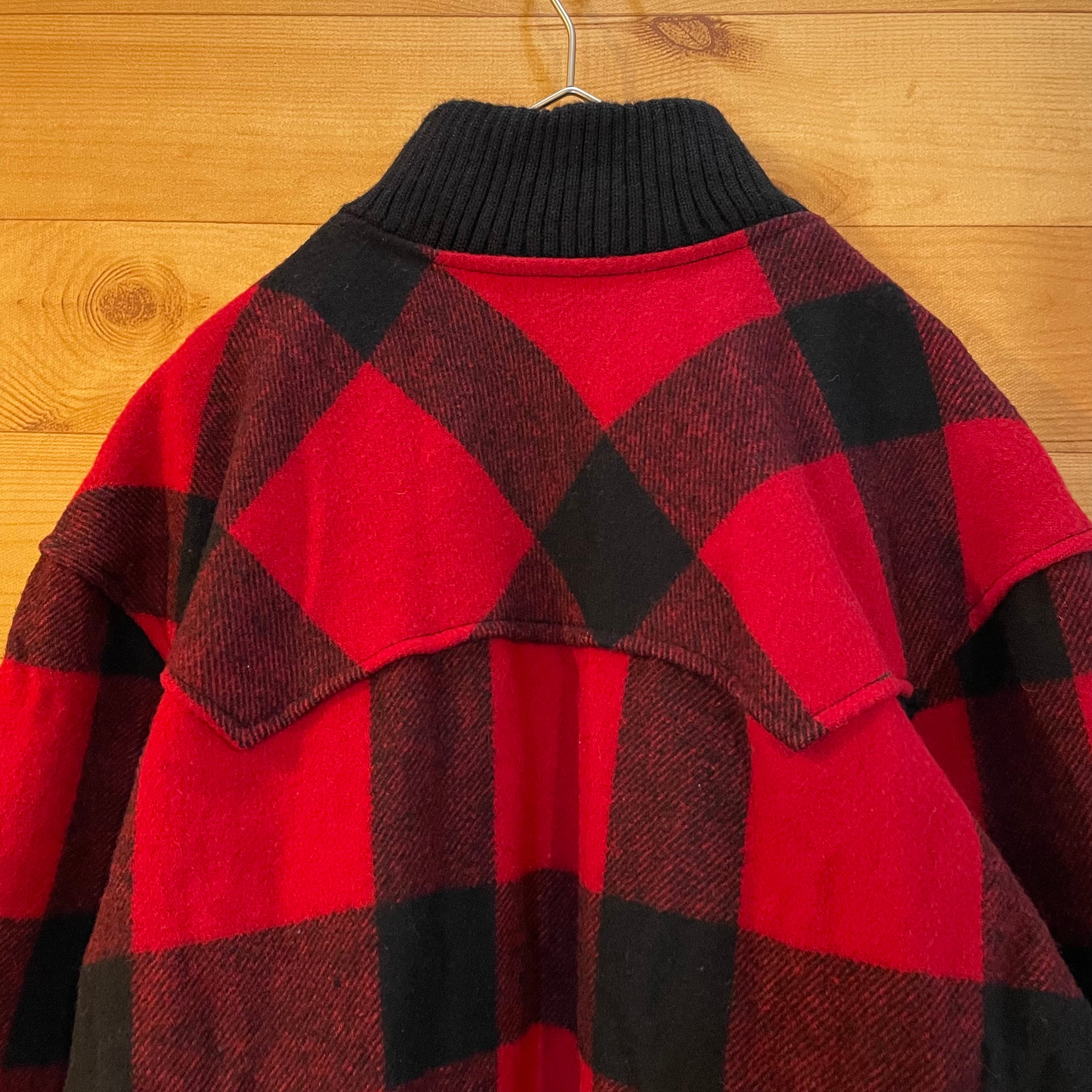 WOOLRICH】ウールジャケット バッファローチェック ブロックチェック ...