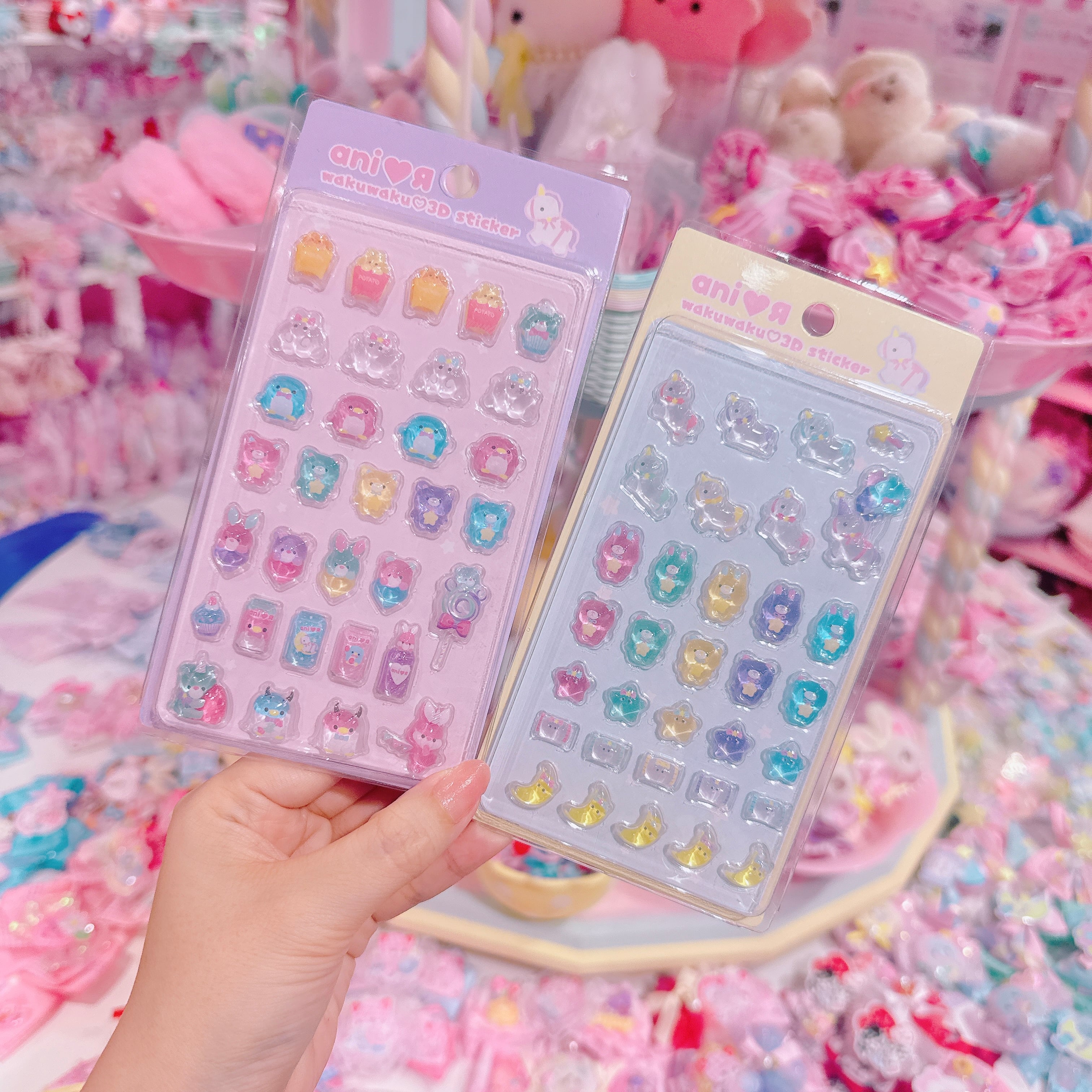 ４種セット3Dステッカー