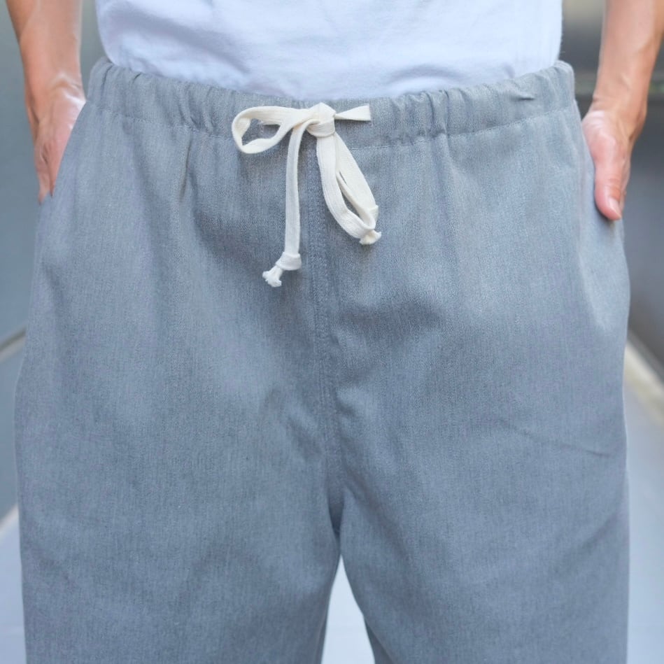KENNETH FIELD(ケネスフィールド) /SHORTS sweat like twill-GRAY-(43