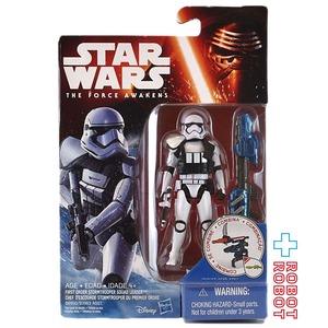 スター・ウォーズ フォースの覚醒 ファースト・オーダー ストームトルーパー部隊リーダー 3.75インチ 3.75インチ アクションフィギュア 未開封