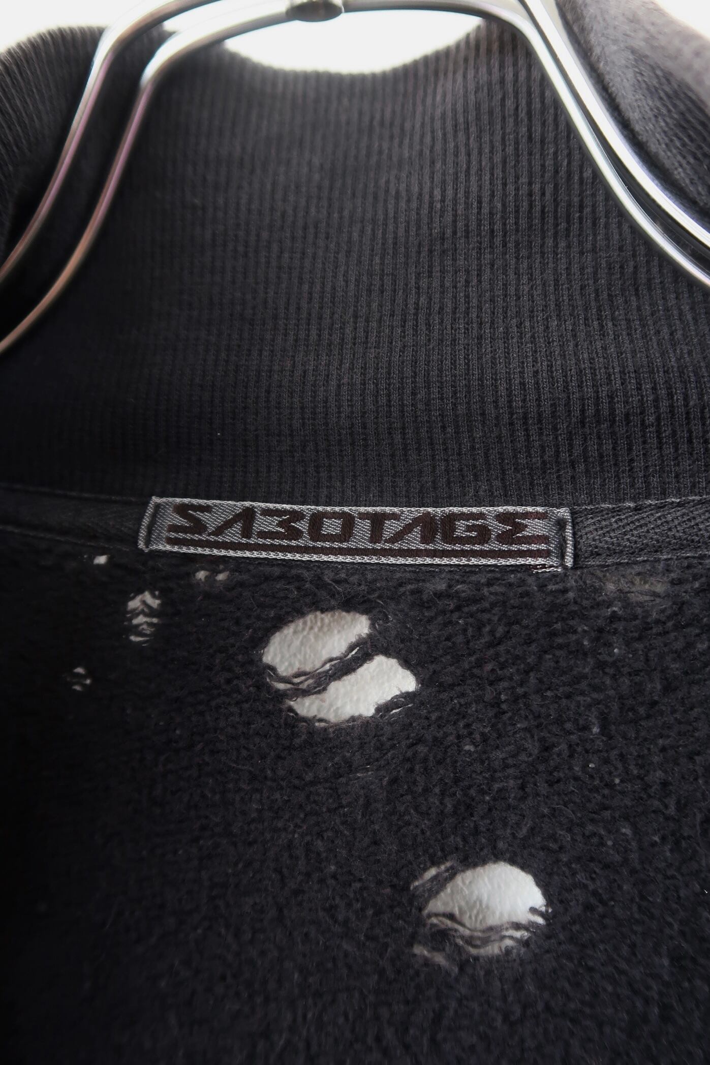 1990s SABOTAGE shotgun zip-up sweat | gamustore