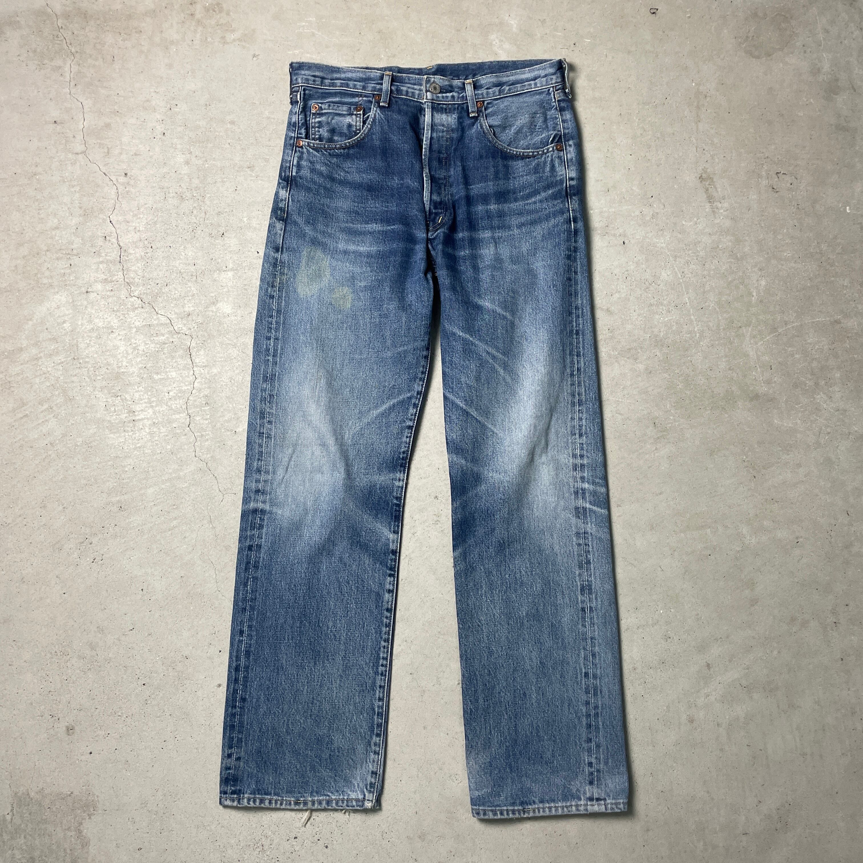 90年代 Levi's 503-00 ルーズ ストレート w30 ブルー 日本製