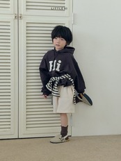 【取寄】LITTEL HI ハイ刺繍フード｜秋服｜韓国子供服｜26/AT