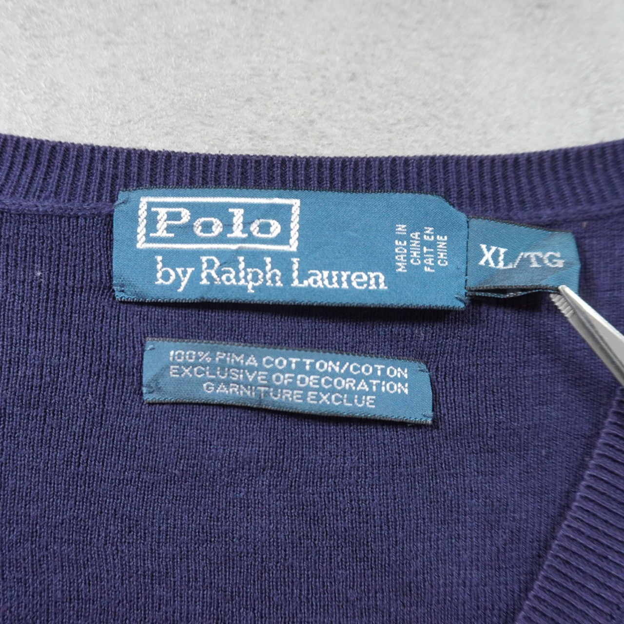 Polo by Ralph Lauren pima cotton sweater XL 古着 - 5