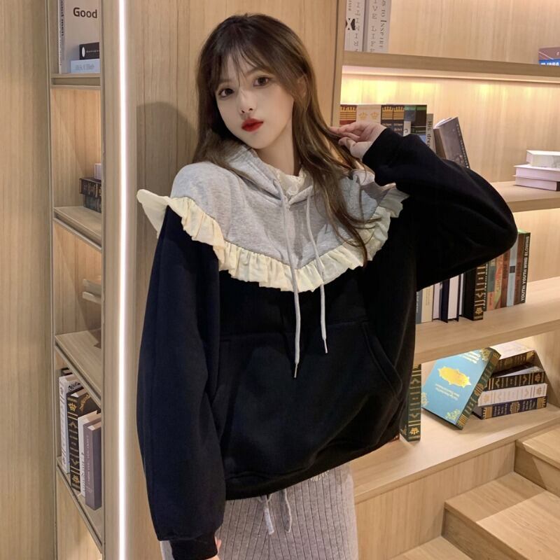 セーター オータムウィンタールーズラッフルカラートップス 秋物 冬物 ステッチ 1号婦人88768114691